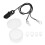 3Sets Wear-Resistant Hearing Amplifier Security Lanyard Nylon Black 2