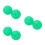 6Pcs Silicone fork Stand Green for Meditation Sound Use 6