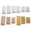 12Pcs School Density Cube Set Metal Wood for Science Experiments 1