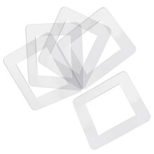 15Pcs Acrylic Protective Light Covers Decorative Clear Wall Plates