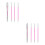 2Sets Pink Cosmetic Tattooing Pen Eyebrow Mapping Tool 10