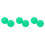 6Pcs Silicone fork Stand Green for Meditation Sound Use 8