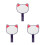 3Pcs Handheld Multi Color Dry Erase Board Paddles for Classroom Use 9