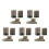 15Pcs Durable Resin Pillbox Models for Sand Table Landscape Decor 7