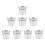 16Pcs Decorative Small Metal Buckets Silver Candy Snack Holders 1