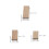 12Pcs School Density Cube Set Metal Wood for Science Experiments 2