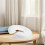 2Pcs Reusable Memory Foam Massage Chair Headrest White Face Cushion 4