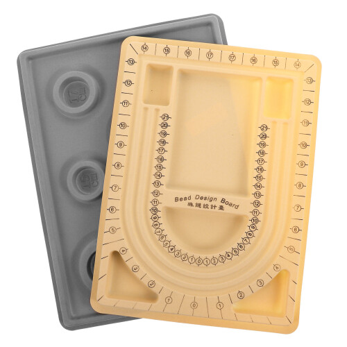 8Pcs Beading Boards Plastic Multicolor Bracelet Necklace Making Tray