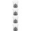 4Pcs Multifunctional Metal Cup Handy Vegetable Cutter for Home 8