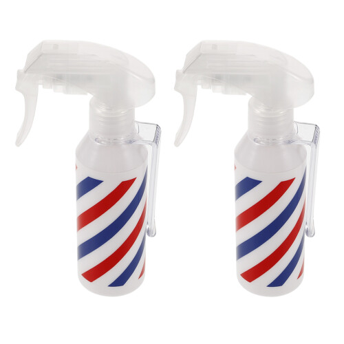 6Pcs Lightweight Plastic Barber Spray Bottles Multi Color Fine Mist