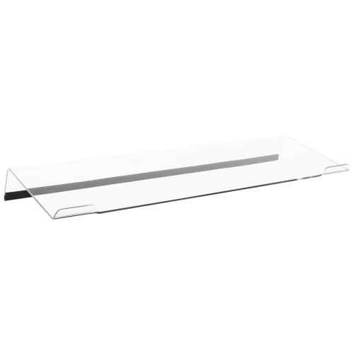 3Pcs Clear Acrylic Keyboard Stand for Computer Desk with Non-Slip Base 2