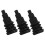 15Pcs Black Rubber Grommets Cable Protectors Fire-Resistant Waterproof 3