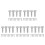 70Pairs Silver Copper Rivets DIY Handle Repair Hardware Kit 3