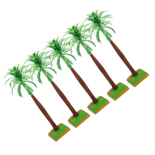 15Pcs Multi Use Coconut Tree Dessert Toppers Mini Cake Picks for Party 1