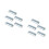 10Pcs Punch-Free Grey Wall Slippers Shelf Space-Saving Shoes Organizer 6