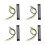 4Sets Multi Color Pcb Music Indicator Light for Home Audio Systems 8