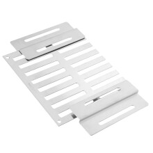 4Pcs Silver Stainless Steel Metal Floor Drain Grate for Outdoor Use