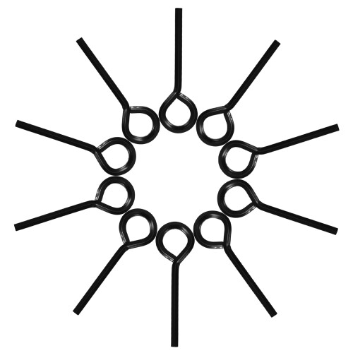 40Pcs Durable Hexagonal Spanner Black Steel for Mechanic Garage Use 1