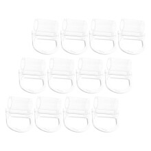36Pcs Transparent Blind Grip Handles for Roller Shades Easy-to-Install