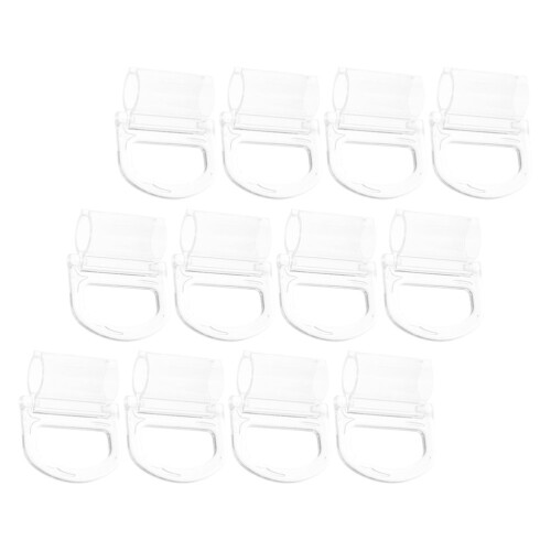 36Pcs Transparent Blind Grip Handles for Roller Shades Easy-to-Install