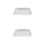 2Pcs Durable Aluminum Alloy Pizza Crisper Pan Oven Baking Tray 9