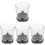 4Pcs Multifunctional Metal Cup Handy Vegetable Cutter for Home 3