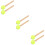 6Pcs Wooden Drumsticks Felt Head Percussion 10