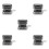 5Pcs Orange Metal Ashtray Rectangular Windproof Lid Portable for Home 7