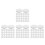 200Pcs White Sponge Nail Polishing Discs DIY Buffer Pads for Home Use 6
