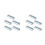 10Pcs Punch-Free Grey Wall Slippers Shelf Space-Saving Shoes Organizer 7