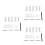 3Sets Rv Awning Pull Rod Pleated Shade Repair Kit White Pom Material 6