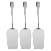 3Pcs Stainless Steel Cake Spatulas Silver Pie Serving Utensils