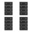 16Pcs Plastic Bike Model Display Stands Black Organizer Racks 4