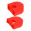 4Pcs Red ABS Ladder Tie Rod Cover Replacement Hinge End Caps Durable 2