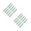 80Pcs Two-Sided Nail Buffer Polishing Sponge Light Green for Artworks 3