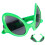 4Pcs LED Glow Alien Sunglasses Multi Color Glasses for Adults 3