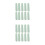 80Pcs Two-Sided Nail Buffer Polishing Sponge Light Green for Artworks 2