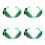 4Pcs LED Glow Alien Sunglasses Multi Color Glasses for Adults 7