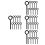 40Pcs Durable Hexagonal Spanner Black Steel for Mechanic Garage Use 4