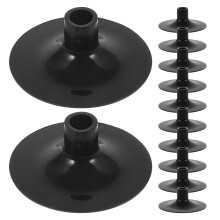 40Pcs Black Rubber Suction Cup Arrowheads Safe Kids Archery Toy