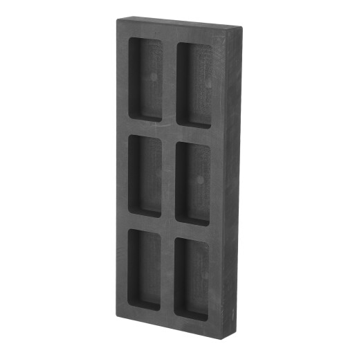 2Pcs Graphite Metal Casting Molds Temperature Resistant Ingot Mold 1