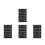 16Pcs Plastic Bike Model Display Stands Black Organizer Racks 3