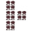 2000Pcs Coffee Foil Wrapping Paper for Chocolate, Truffle, and Candy 8
