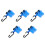 5Sets High Precision Aluminum Rafter Square Holder Stair Gauge Tools 7