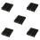 75Pcs Thick Acrylic Evidence Markers Double-Sided Black Scene Signs 6