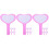 15Pcs Rosy Dry Erase Paddle Boards Multipurpose Writable Scoreboards 4