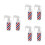 6Pcs Lightweight Plastic Barber Spray Bottles Multi Color Fine Mist 6
