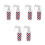6Pcs Lightweight Plastic Barber Spray Bottles Multi Color Fine Mist 5