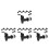 24Pcs Water Cooler Spigot Plastic Replacement Faucets Black Durable 3