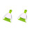 2Pcs Green Dustpan and Broom Set for Efficient Small Cage Cleaning 6
